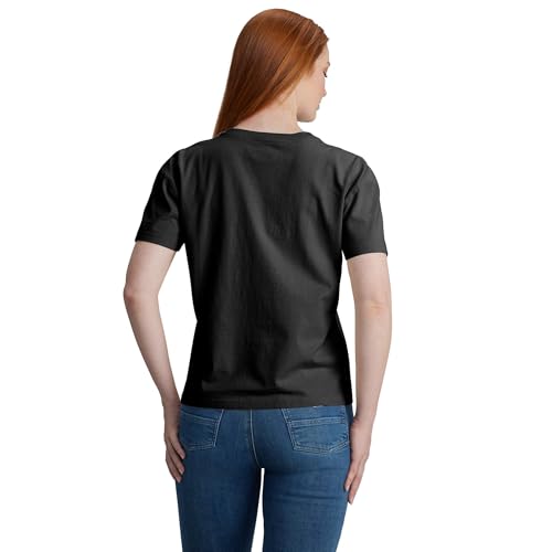 Carhartt Women's 106813 Women's Loose Fit Short-Sleeve Heavyweight Henley T-Shi2