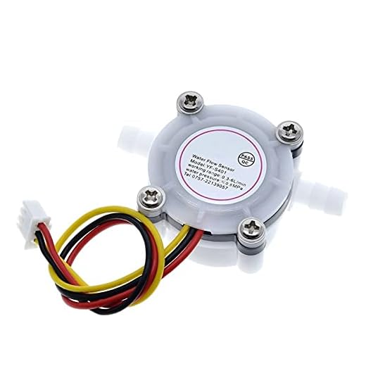 YSJJLRV Sensormodul ny varmvatten kaffe flödessensor brytare mätare flödesmätare räknare 0,3-6L/min YF-S401