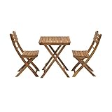 Kompaktes, platzsparendes Balkonmöbel-Set, ideal für Terrasse und Balkon