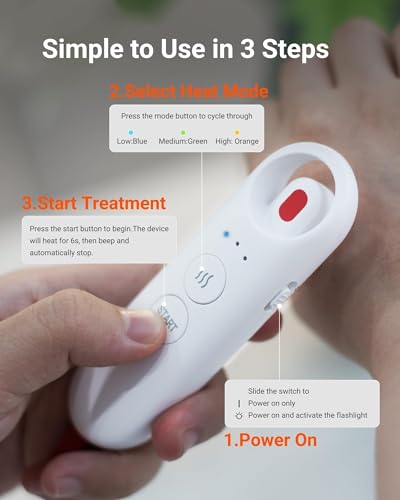 iHealth D Itch Stick Mosquito Bite Healer for Relief 3 Heat Modes - image 4