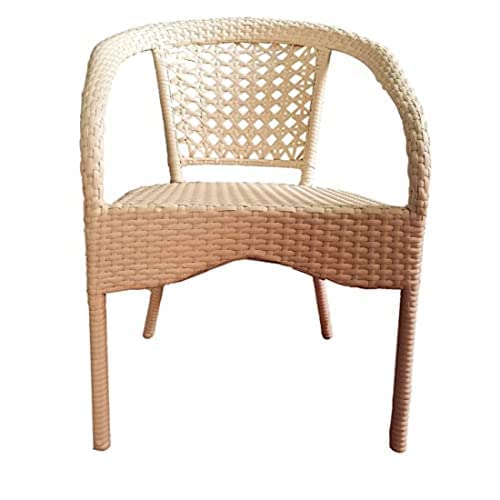 Image of D-8 Patio|Indoor| Outdoor| Living Room | Balcony | Garden | (4 Chair + 1 Table)|Furniture Set |Coffee Chair Set |Powder Coated| (Honey)