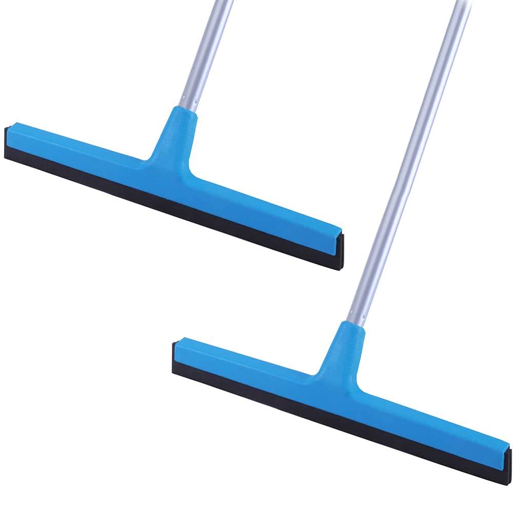 Buy ANLIZY 2 Pack Floor Squeegee with Long Handle 50" Adjustable Foam