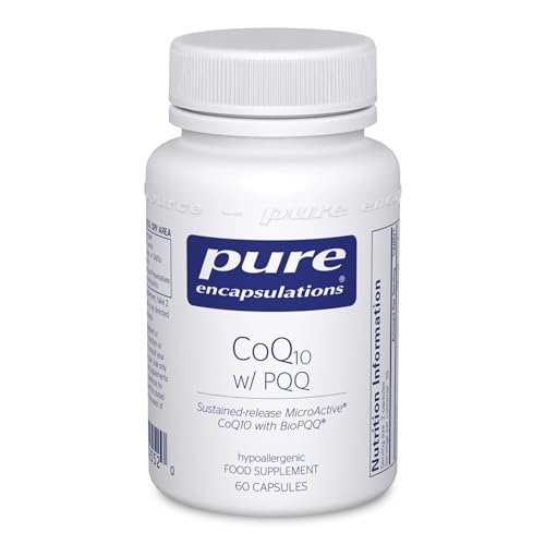 Pure Encapsulations CoQ10 SR with PQQ - Protects from oxidative Stress Supports Immune System - 60 Capsules