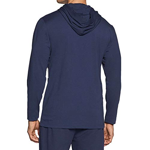 Tommy Hilfiger Men's Logo Pullover Hoodie, Dark Navy,XXL - US2
