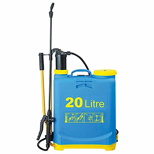 Yorkshire Homeware® 20 Litre Backpack Knapsack High Pressure Pump Crop Garden Weed Sprayer Hose Water Bottle