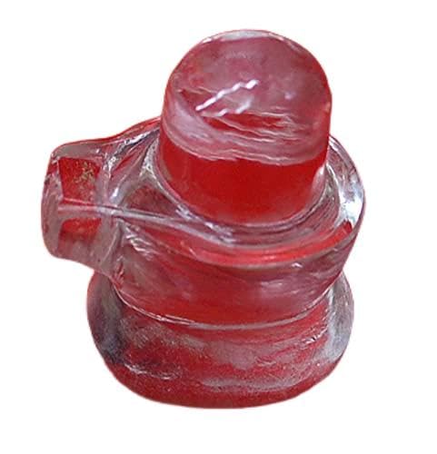 Shivling en cristal de quartz authentique et rudraksha