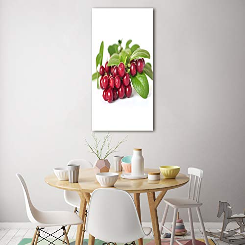 Tableau en verre trempé 70x140 cm myrtille résistant à l'eau - 4