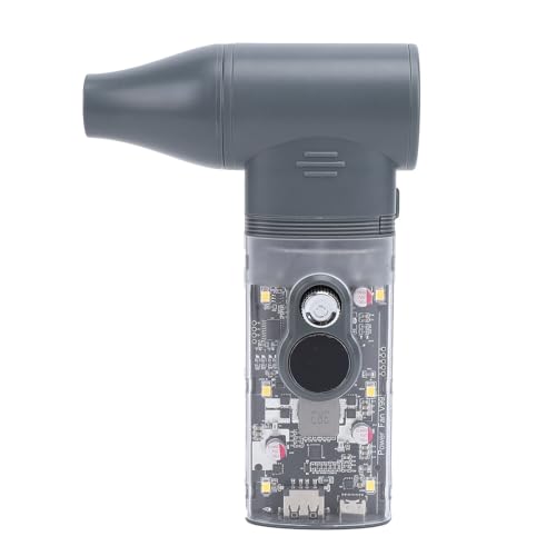 Marhynchus Mini Soplador Jet Dry, Motor sin Escobillas de 100000 RPM con Ventilador Ajustable de 30 Velocidades, Banco de Energía de 10000 MAh y Luces LED para Uso de Emergencia en Campamentos Al