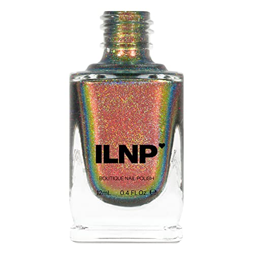 Image of ILNP Nostalgia (H) - Gold, Green, Red, Bronze, Copper Holographic Ultra Chrome Color Shifting Nail Polish