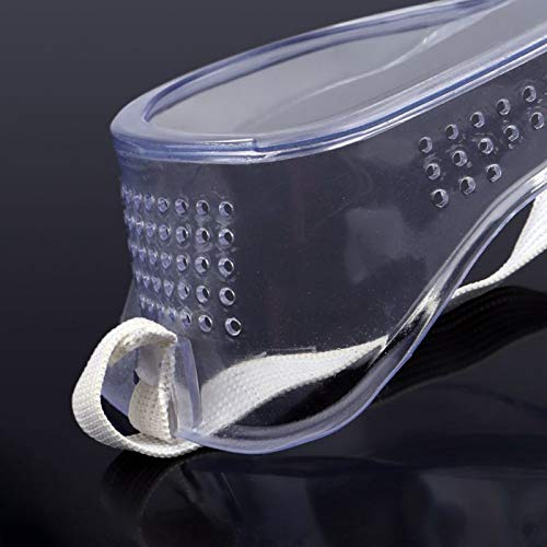 Occhiali Occhiali Protezione degli Occhi Occhiali di Sicurezza Anti-Fog Anti-Graffio Trasparente Chemical Splash Goggle Eyewear Lavorare All'aperto (5 Pacchetti)