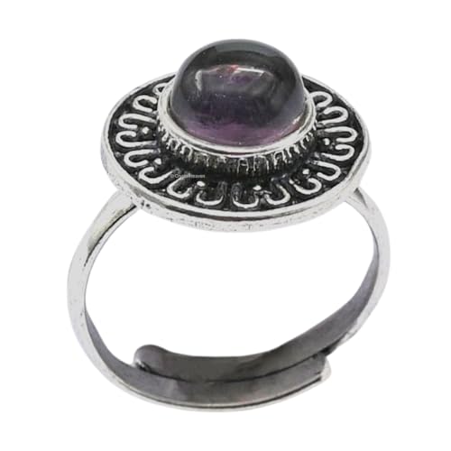 Healing Crystal Bead Ring
