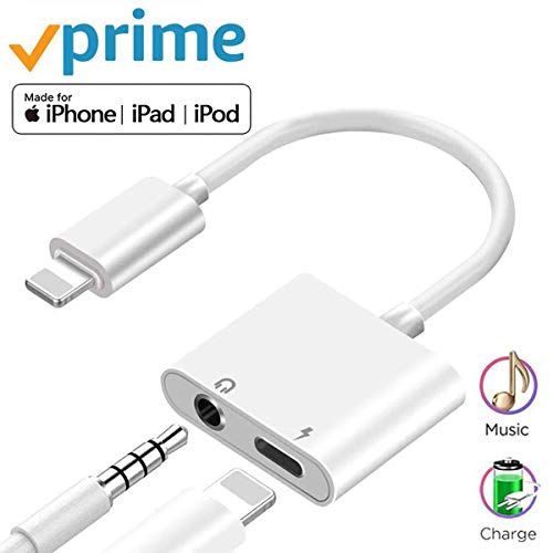 Headphone Adapter 3.5mm Jack Adapter for iPhone Dongle for iPhone 11/8/8 Plus /