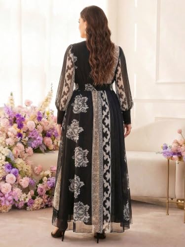 Image of TOLEEN Women's Plus Size Sequin Dress Luxurious Style Formal Cocktail Evening Party Maxi Dresses