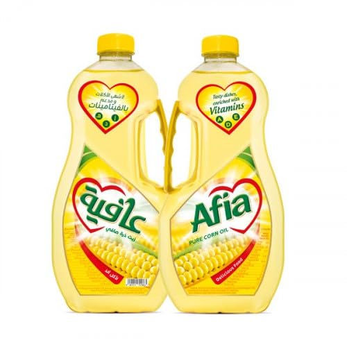 Afia Corn Plus Oil 1.5 Liter 2-Pack