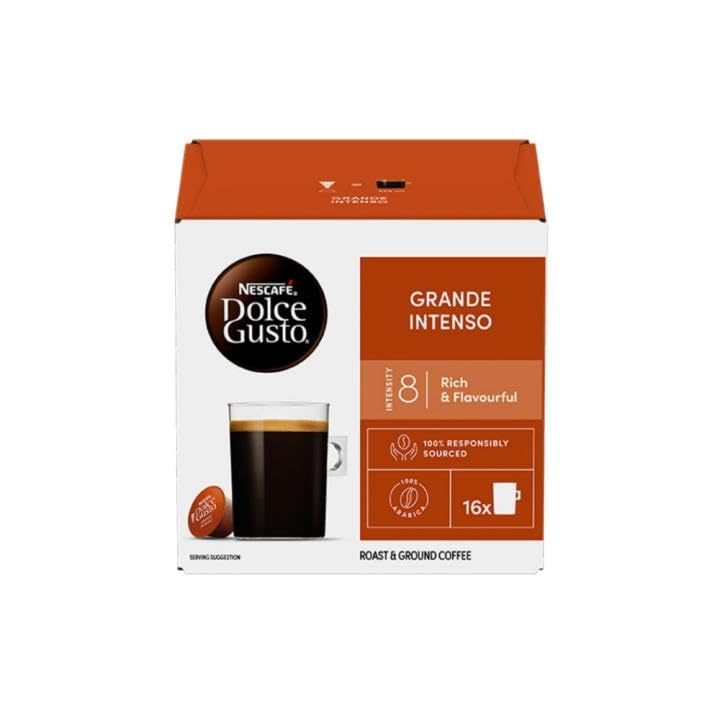 NescafeDolce Gusto Grande Intenso Coffee 16 Capsules, Pack of 3 + 1 Free