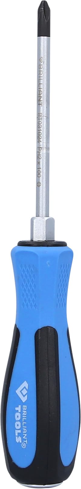 BRILLIANT TOOLS BT031051 Flat Screwdriver with Impact Protection Cap, 6 x 100 mm [Powered by KS TOOLS] — view 19
