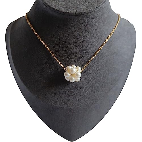 Collier en perles d'eau douce fait main : le bijou de mariage raffiné