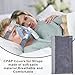 7 PCS Satin CPAP Strap Covers, Comfortable CPAP Mask Strap Covers (Gray)