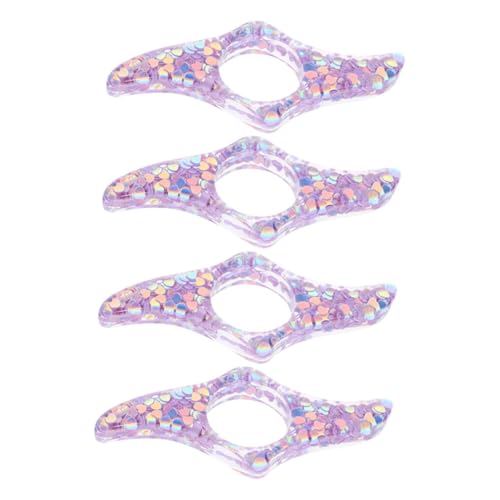 Signet page spreader en résine violette Abaodam pour lecture confortable