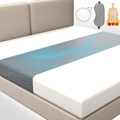 Grounding Sheets, Grounding Mat for Bed Fits All Bed Sizes, Earth Connected for Improved Sleep, 90% Organic Cotton + 10% Silver Fiber （104