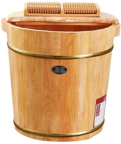 Bañera de Madera para Pies Spa con Masaje