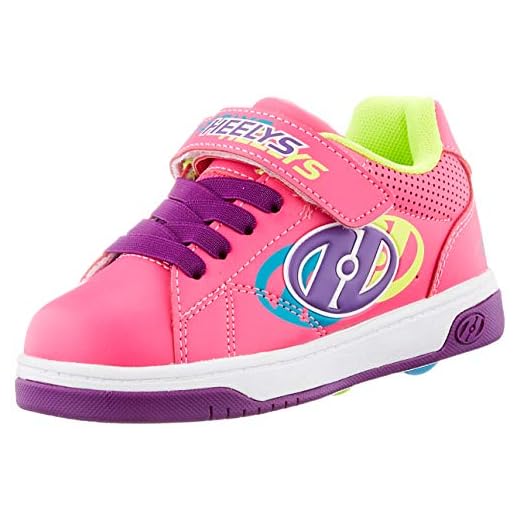Heelys Swerve X2, Zapatos con Ruedas, Rosa Hot Multi, 33 EU