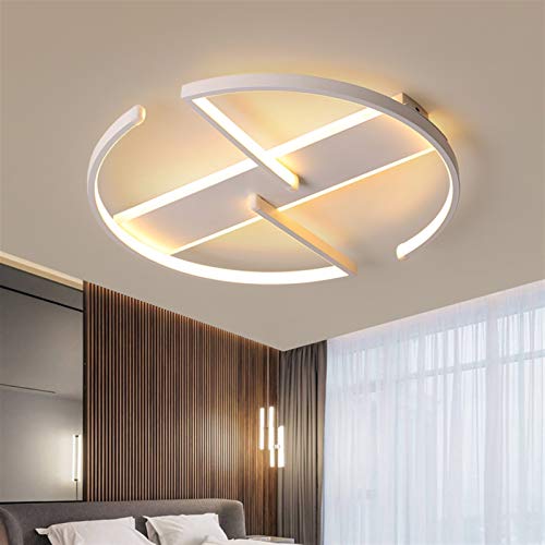 Lustre de plafond moderne et plafonnier blanc LED pour maison