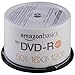 AmazonBasics 4.7 GB blank 16x DVD+R - 50 Pack Spindle