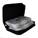 Price comparison product image KING OF FLASH MRCC96 CD-wallet Nylon for 96 Discs, Black DVDs CDs Case with Carrying Strap