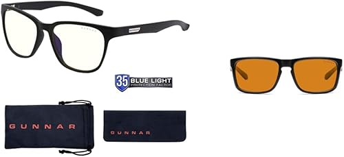 GUNNAR - Gafas para juegos y computadora - Bloqueo de luz azul protección UV - Berkeley
