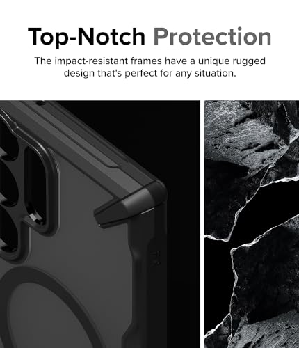 Coque rigide Galaxy S24 Ultra Ringke Fusion-X premium noir