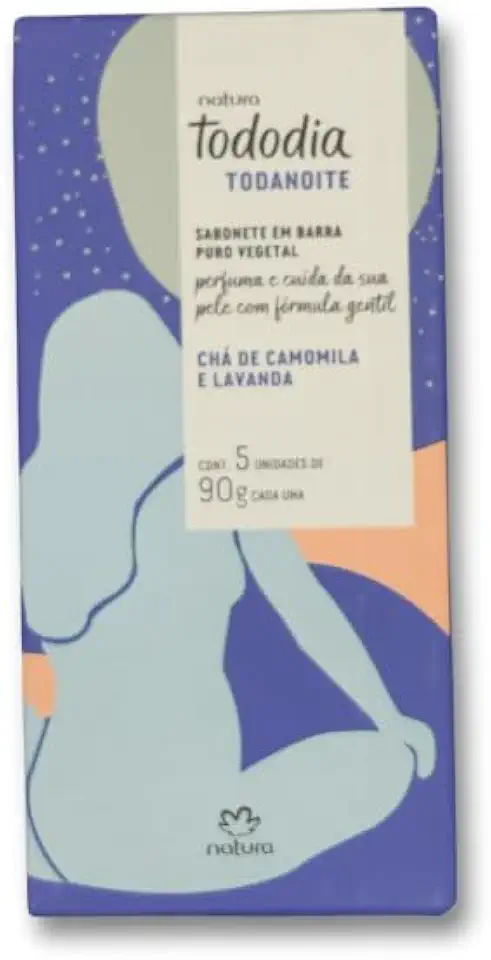 Sabonete em barra Tododia Todanoite Cha de camomila e lavanda