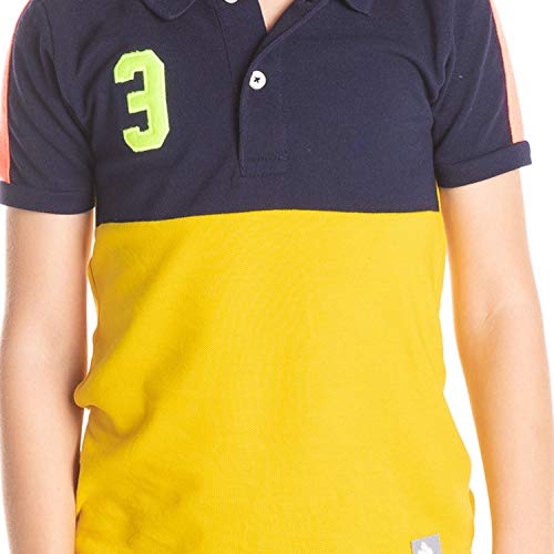 Image of Baby-Boys Cotton Blend Collared Neck T-Shirt