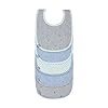 LÄSSIG Baby peuter slabbetjes set (5 stuks) klittenband katoen waterdicht / Value Pack Bib Bash