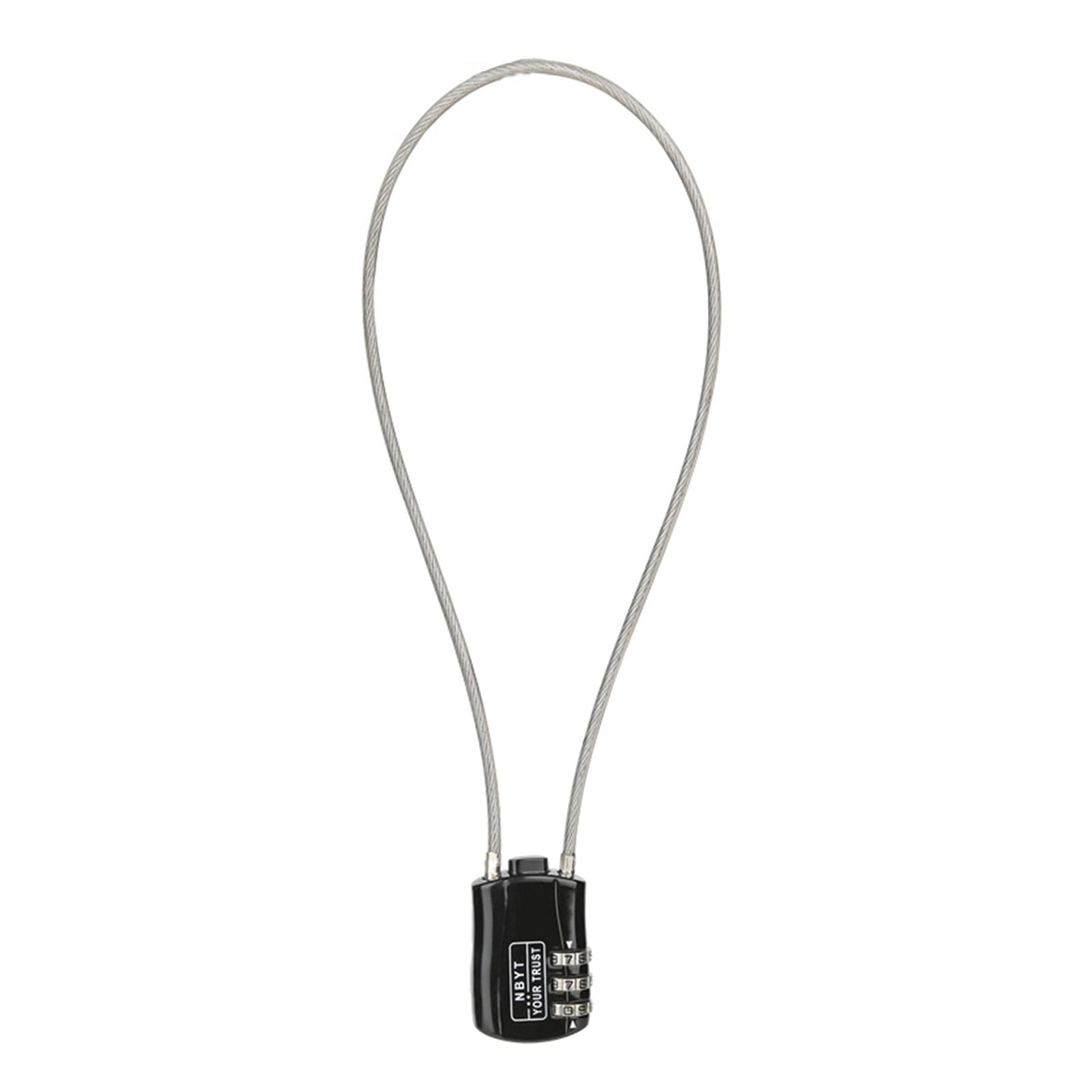 Motorcycle Helmets, Combination Password Cable Padlock Cable for Cycling Helmets Travel Luggage Security Secure