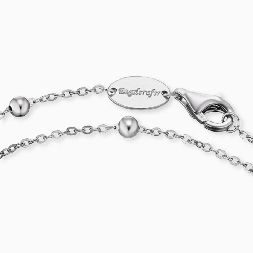 Engelsrufer Damen Armband aus Sterling Silber - doppelt gewickelte Perlen - Karabinerverschluss - längenverstellbar - nickelfrei