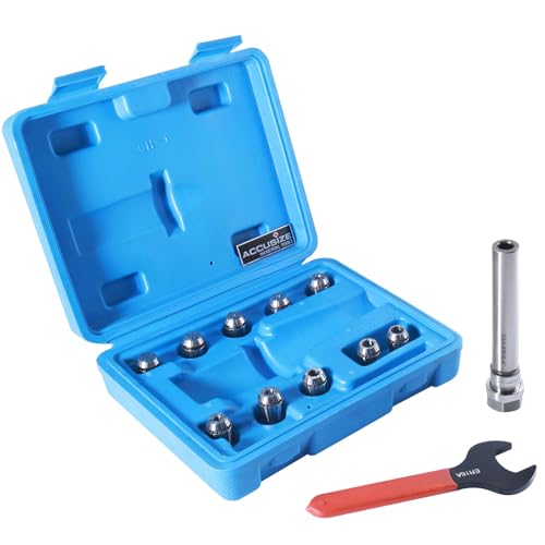 Colliers ER16 pour usinage précis avec support droit de 1,9 cm - 4