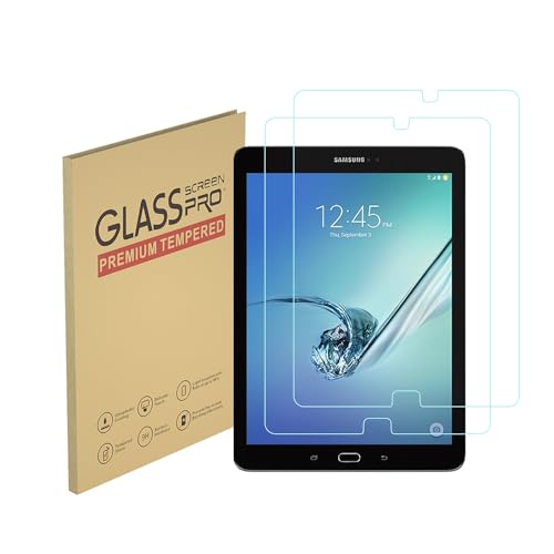 Pellicola salvaschermo per Samsung Galaxy Tab S2 SM-T810 T811 T813 T815 T819 in vetro temperato per tablet da durezza 9H antigraffio custodia amichevole senza bolle 2 pezzi 9.7 pollici