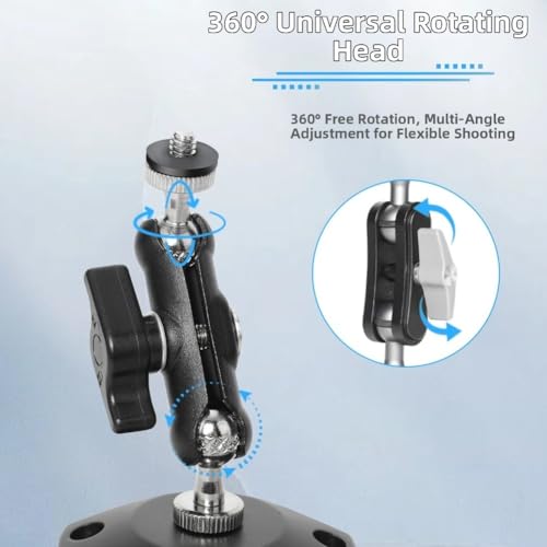 Soporte de ventosa para coche Insta360 Go Ultra de ABS estable y compacto 8