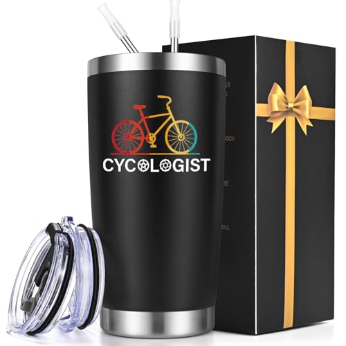 Gtmileo Cyclist Insulated Tumbler 20 oz Black