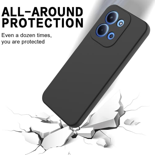 Image of Back Cover Compatible with Mi Redmi 15C 5G / Poco C85 5G | Full Camera Protection | Premium Liquid Silicon Case | Flexible Bumper Case for Mi Redmi 15C 5G / Poco C85 5G (Black)