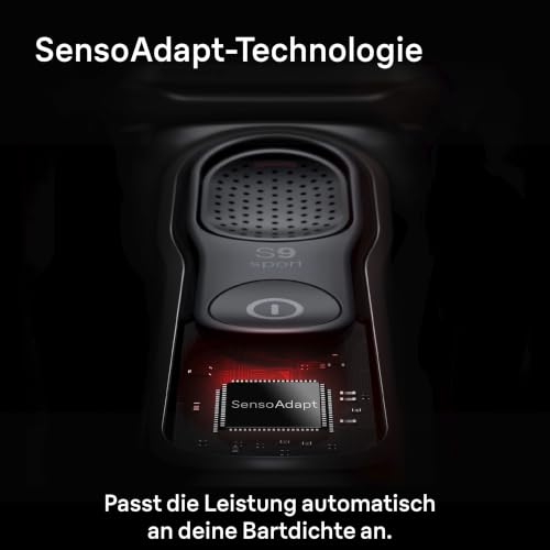 Braun Rasierer Herren Elektrisch Series 9 Sport, 9100si, Schwarz – Ansicht 6