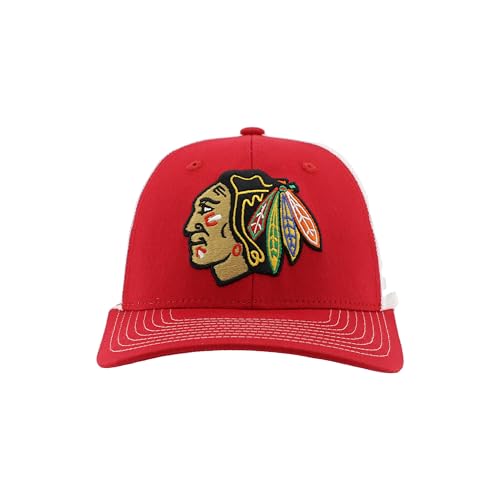 Image of ZHATS NHL Unisex-Adult NHL Officially Licensed Adjustable Snapback Hat Dakota Icon Team Color