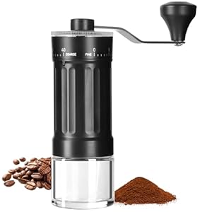 Haiane Kaffeemühle Manuell Extern Verstellbarer KFYMJ