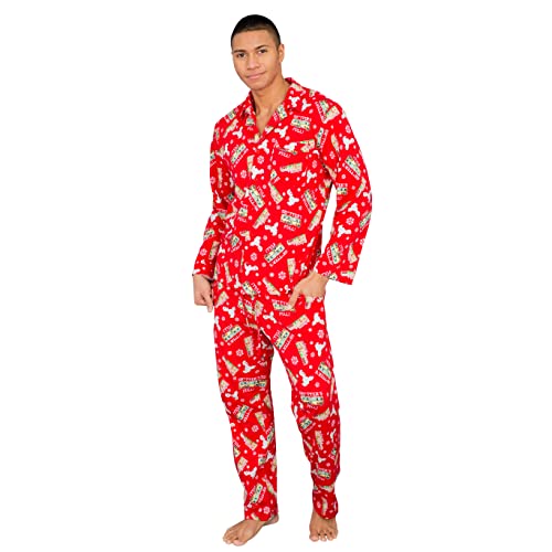 Underboss National Lampoon's Griswold Family Christmas Vacation Shitter's Full Pajama Set with Shirt and Pants4
