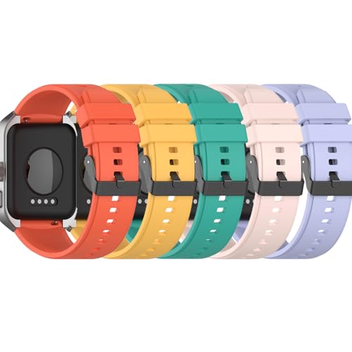 Correas de silicona para smartwatch EarlySincere T93 pack x5 miniatura 1