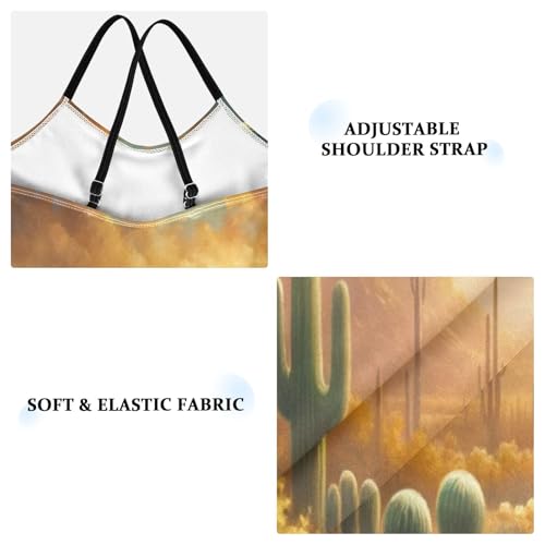 Cactus Desert Flowers Girls Swimsuit Bathing Suit Swimwear Summer Beach One Piece Swimsuits3