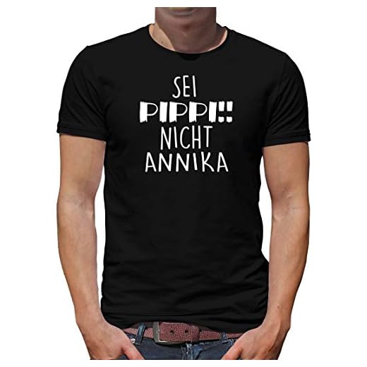 T-shirt-People Sei Pippi Not Annika t-shirt män