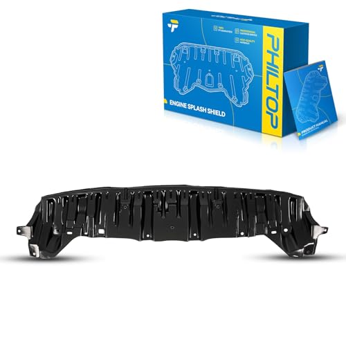 Image of PHILTOP TO1228168 Lower Engine Splash Shield Under Cover Compatible with 2010-2011 Toyota Prius