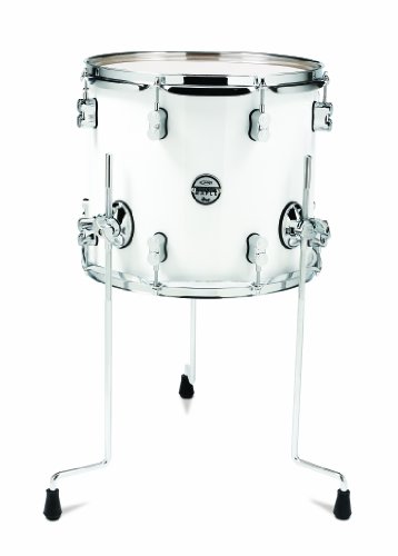 Pacific Drums PDCM1214TTPW 12 x 14 Inches Floor Tom with Chrome Hardware - Pearlescent White